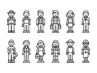 Volunteer Youth Ultra Minimalist 2D Design