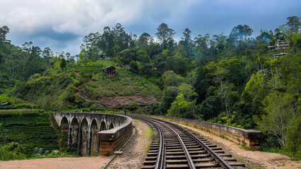 railway in the mountains