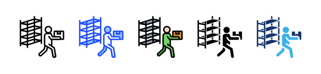 Order Fulfillment Icon Collection With Multiple Styles