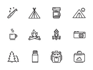 wander thrive minimalist 2d line art design