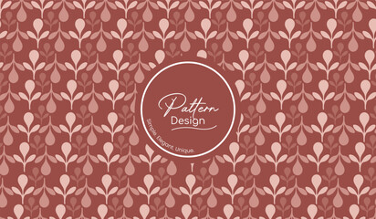 Nature inspired leafy pattern design

