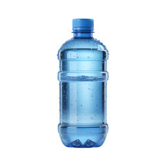 Naklejka premium Stay refreshed with this vibrant blue bottle of pure water, perfect for fitness or health campaigns