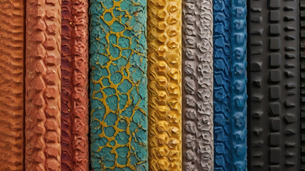 Colorful Textured Rubber Grip