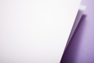 Two tone purple 3d geometric background, close up