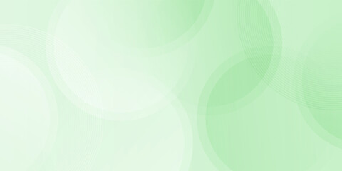 Minimalist banner background, pastel, light green, and cream color gradient. Circle effect style, geometric and abstract background. Ep 10.