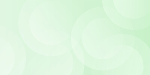 Minimalist Soft Abstract Background in Shades of Green and White Gradient with Circles.geometric abstract background.