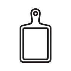 Obraz premium Cutting Board Silhouette Icon