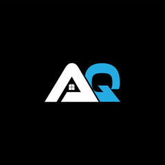 AQ Monogram Fusion - Elegant Minimal Letter logo Design