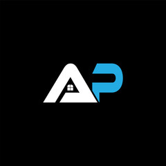 AP Monogram Fusion - Elegant Minimal Letter logo Design