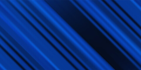 A dynamic abstract background featuring smooth diagonal lines in varying shades of deep blue and black. The gradient stripes create a sense of motion and depth, 