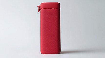 bottle of red wine isolated