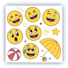 Festive background with close up view of golden brown and blue balloons floating against a gray white gradient background	