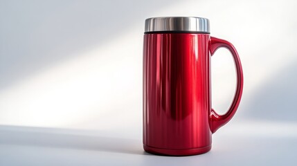 glass of red wine on white