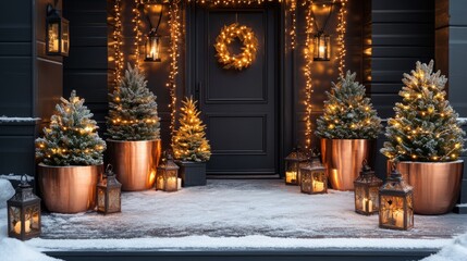 christmas decoration in the church