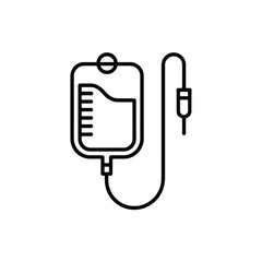 Intravenous Drip Illustration Medical Treatment and Healthcare Intervention Vital Fluids and Medication Delivery System