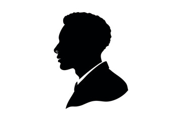 Side Profile of African American Man