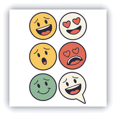 Speech Bubble Heart icons	