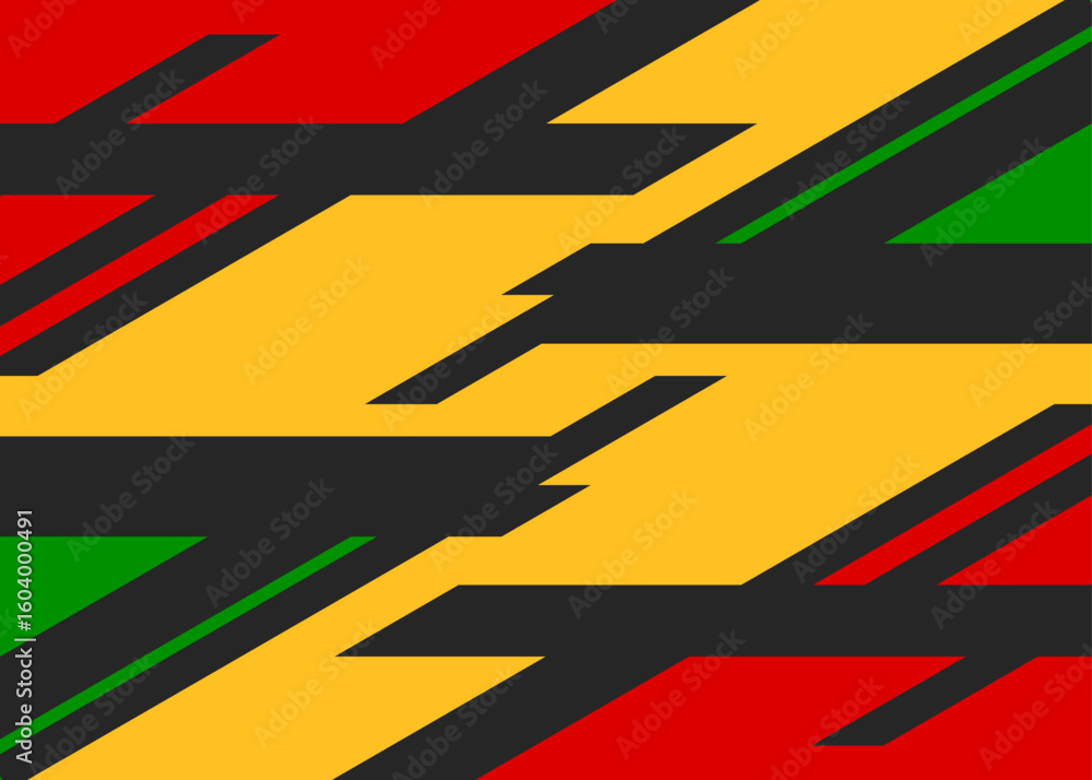 Poster abstract background with some colorful geometric lines and with some copy space area