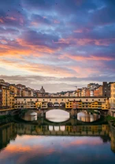 Plexiglas schilderij view of the old town of prague, ponte vecchio in florence italy, ponte vecchio in florence, panorama of stunning Dublin Ireland © Lal