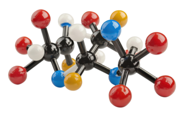 Molecule model view transparent background