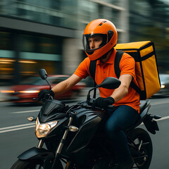 woman on motorcycle