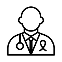 Oncologist icon vector image. Can be used for Chemotherapy.