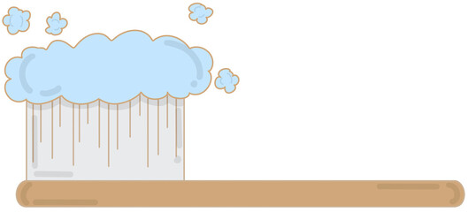 Brown handle toothbrush with toothpaste bubble on top