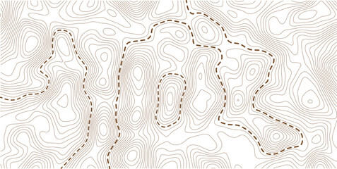  Abstract mountain terrain map background with abstract shape line texture. Design illustration for wall art, fabric, packaging, web, banner, wallpaper