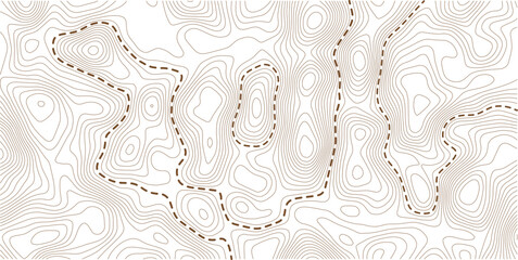  Abstract mountain terrain map background with abstract shape line texture. Design illustration for wall art, fabric, packaging, web, banner, wallpaper