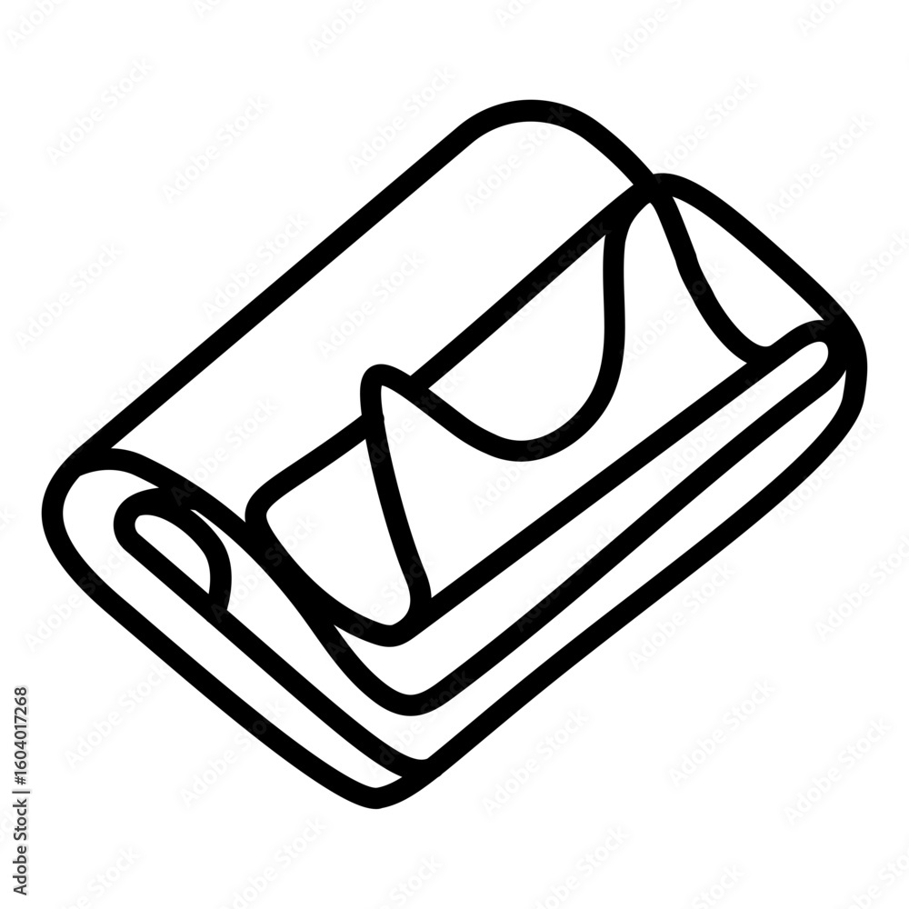 Poster durable fabric icon vector image. can be used for fabric features.
