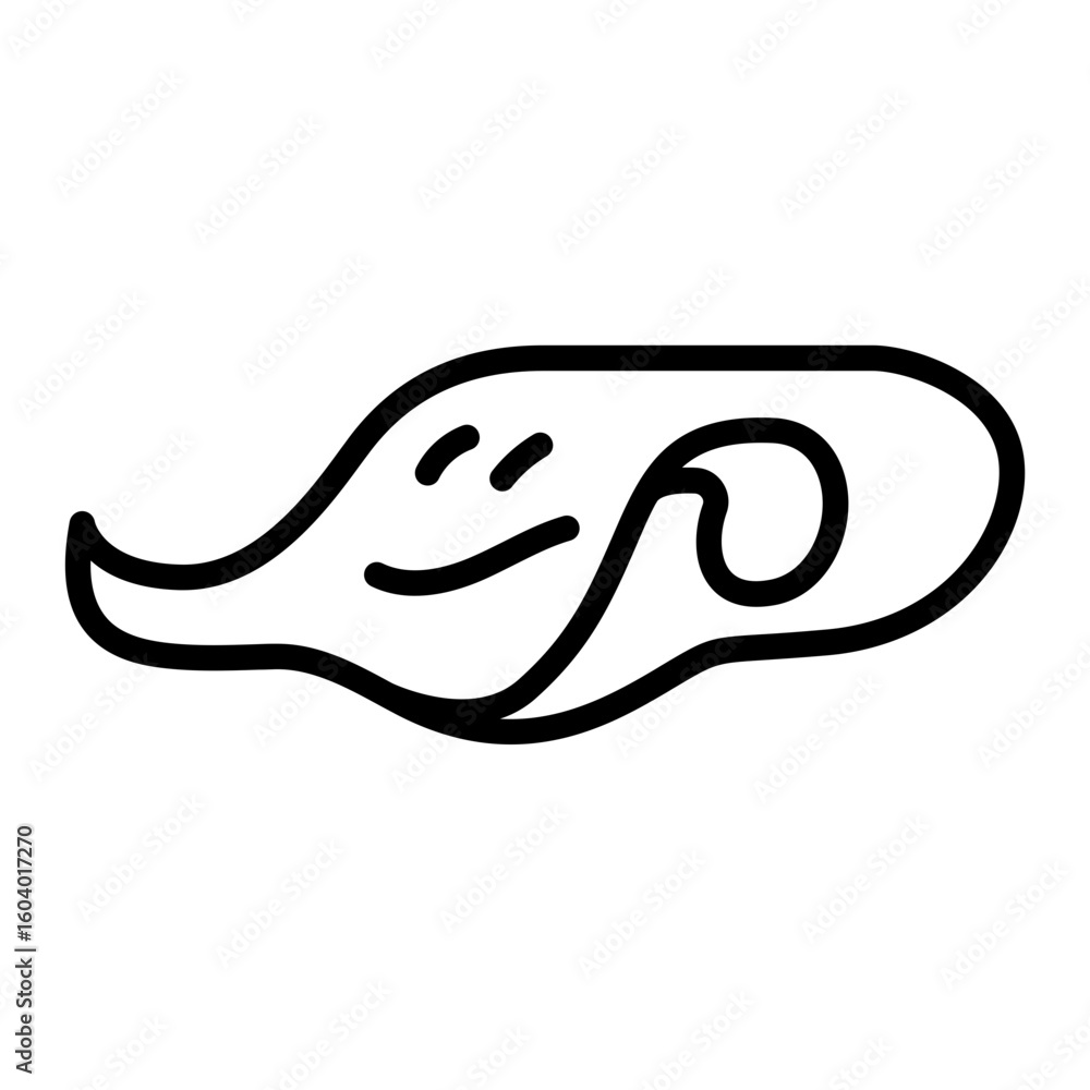 Poster fabric elasticity icon vector image. can be used for fabric features.