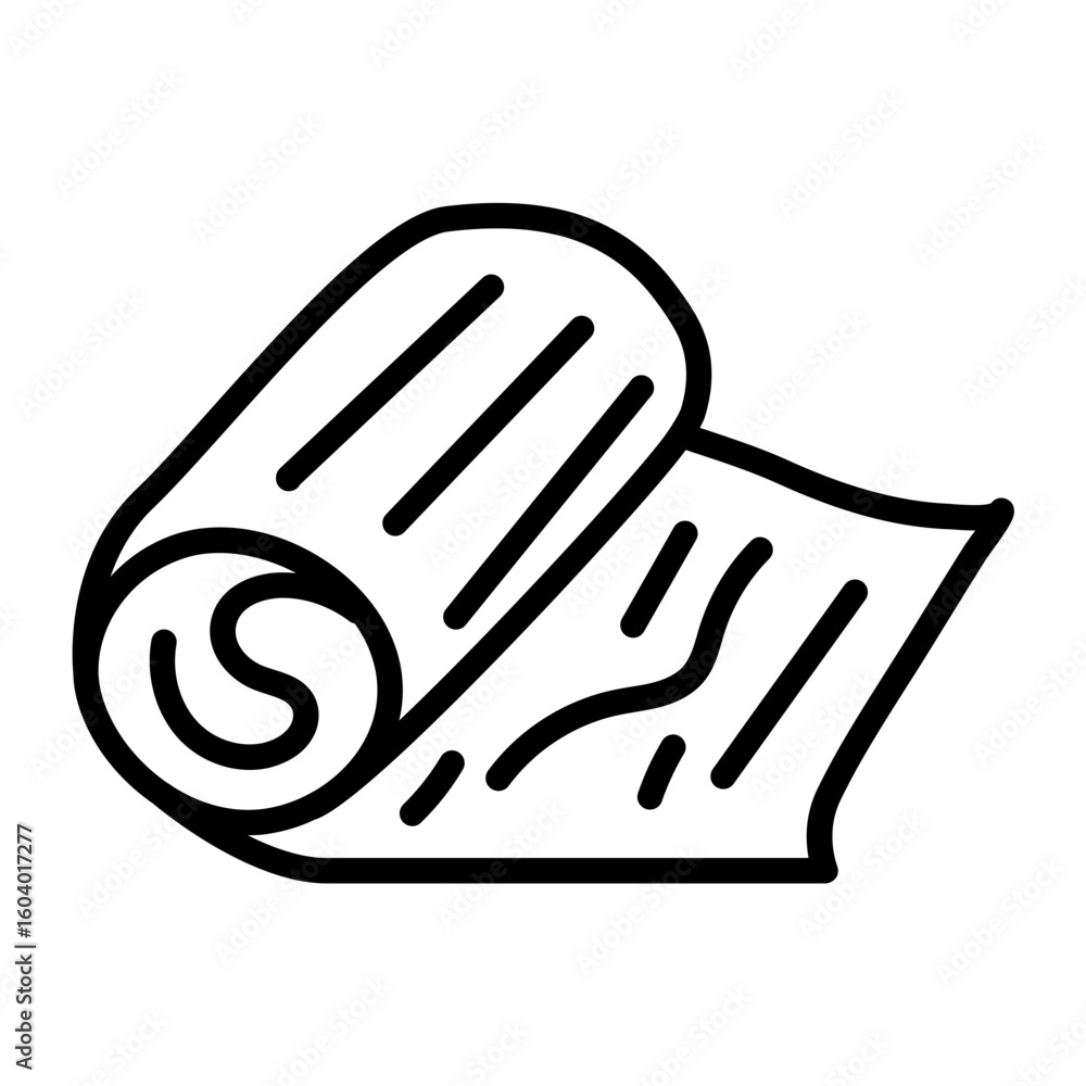 Poster fabric wrinkles icon vector image. can be used for fabric features.
