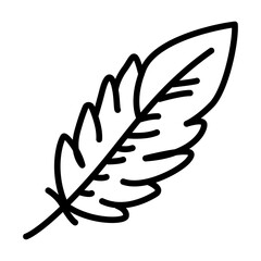 Feathers icon vector image. Can be used for Fabric Features.