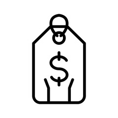 Price Tag icon vector image. Can be used for Supermarket.