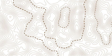  Abstract mountain terrain map background with abstract shape line texture. Design illustration for wall art, fabric, packaging, web, banner, wallpaper