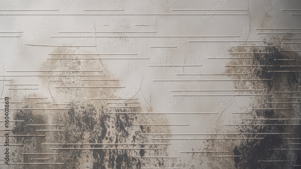Aufkleber textural composition with horizontal lines and organic dark patterns overlayed