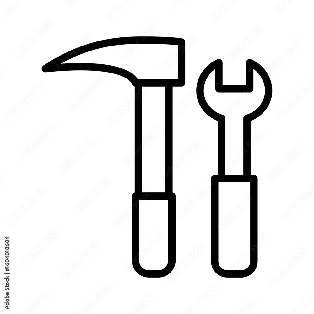 Poster tools icon vector image. can be used for instrument.