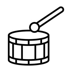 Percussion icon vector image. Can be used for Instrument.