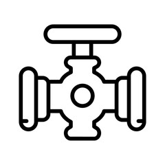 Valve icon vector image. Can be used for Manufacturing.