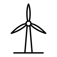 Wind Turbine icon vector image. Can be used for Manufacturing.