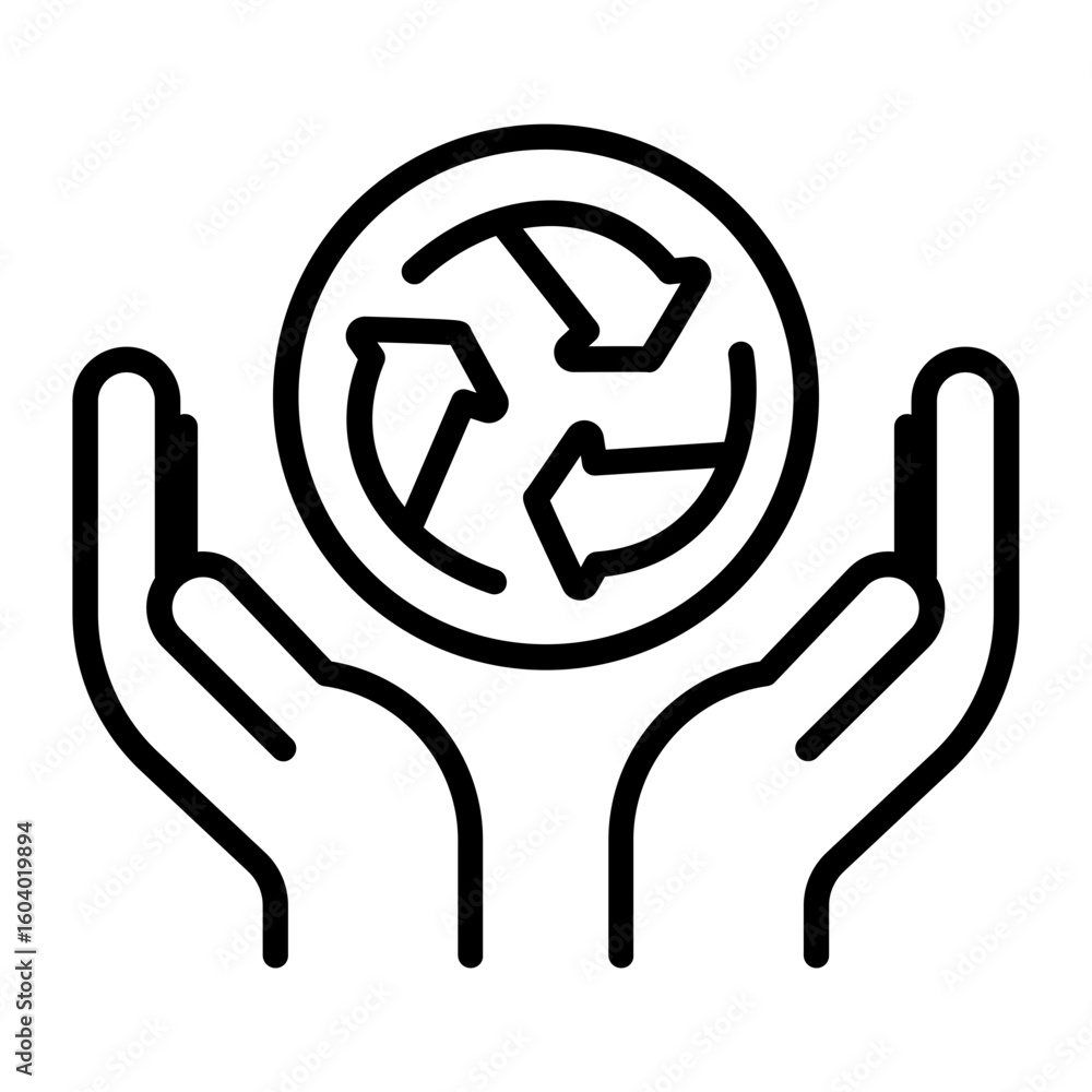 Poster renew icon vector image. can be used for battery and power.