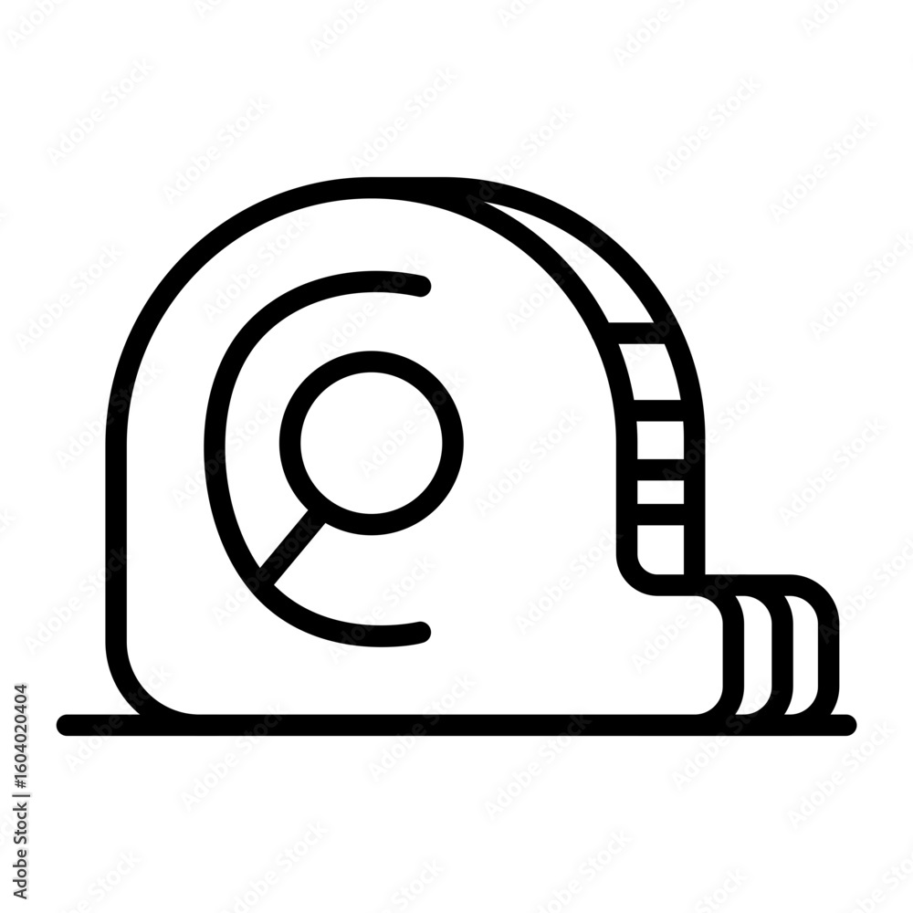 Poster measuring tape icon vector image. can be used for shoemaker.