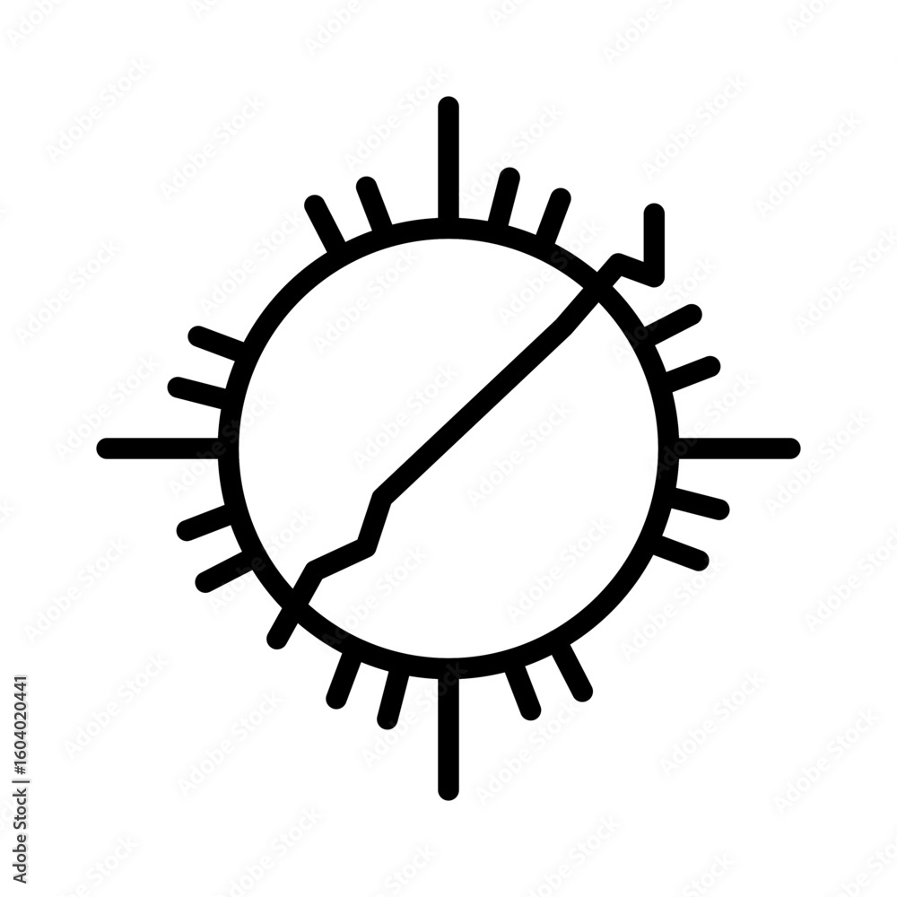 Poster rash icon vector image. can be used for shoemaker.
