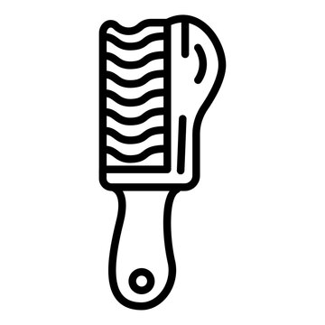 recommend clip art: Rasp icon vector image. Can be used for Shoemaker.