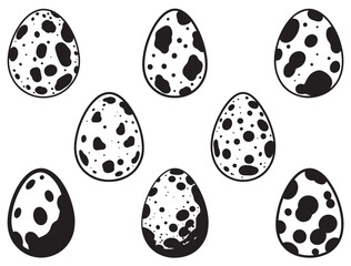 QUAIL EGGS SILHOUETTE