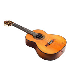 Fototapeta premium Classic acoustic guitar, angled view