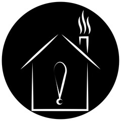 Obraz premium home glyph icon. black and white home. vektor home icon.