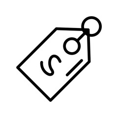 Price Tag icon vector image. Can be used for Luxury.