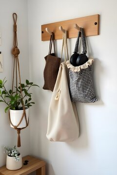 Stylish and Organized Studio Corner with Natural Elements