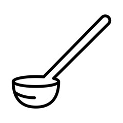 Ladle icon vector image. Can be used for Mettalurgy.
